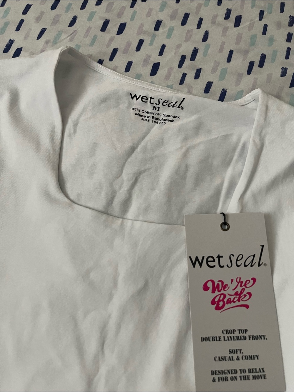 Wet Seal White Crop Top